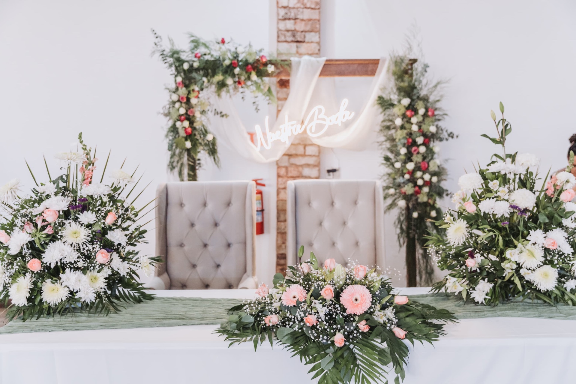 Mesa principal para bodas